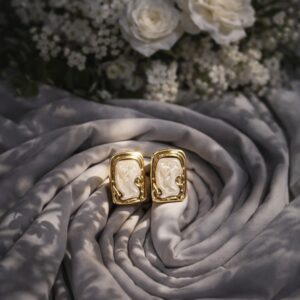 Vintage Cameo Face Earring